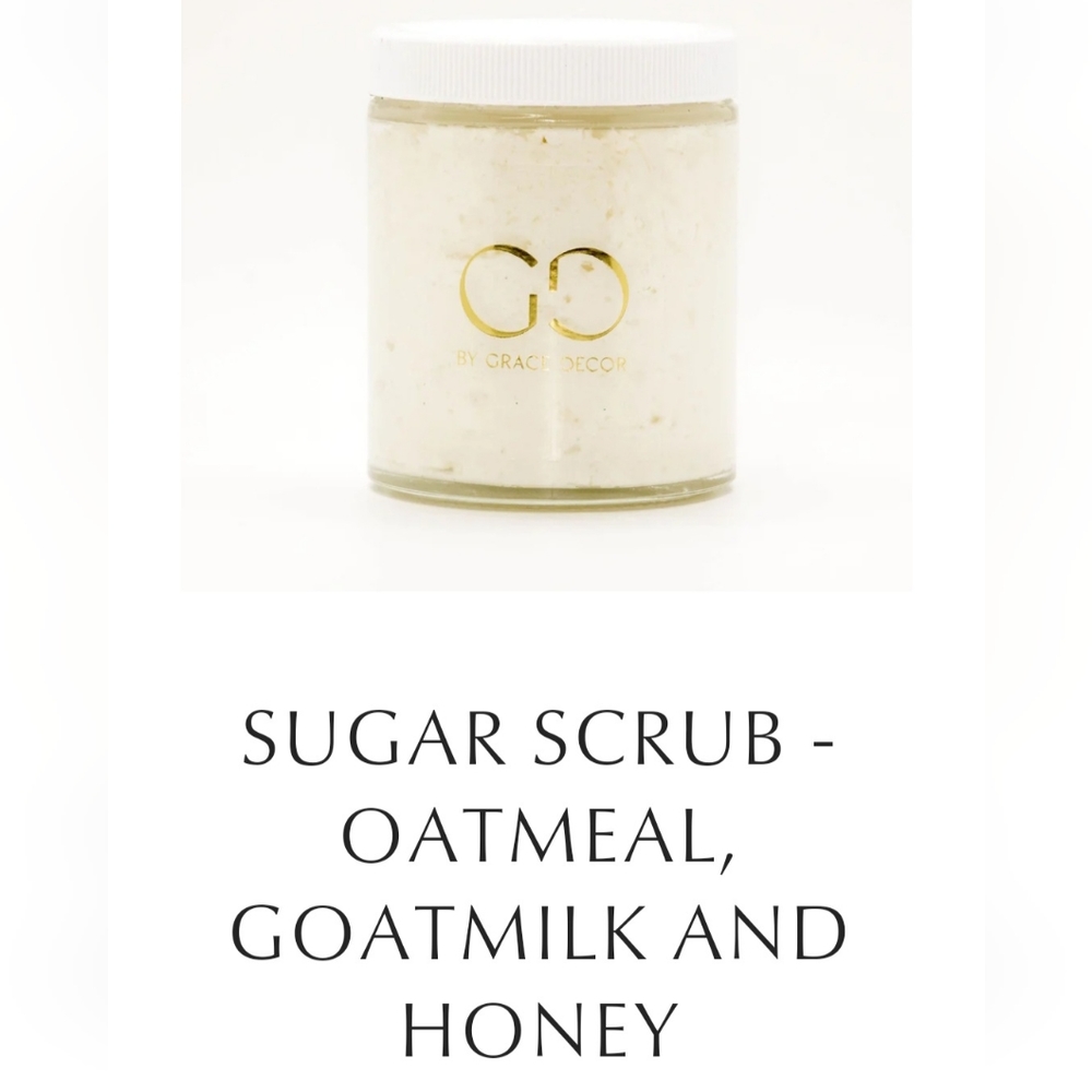 Grace Decor Oatmeal, Goatmilk, And Honey Sugar Scrub